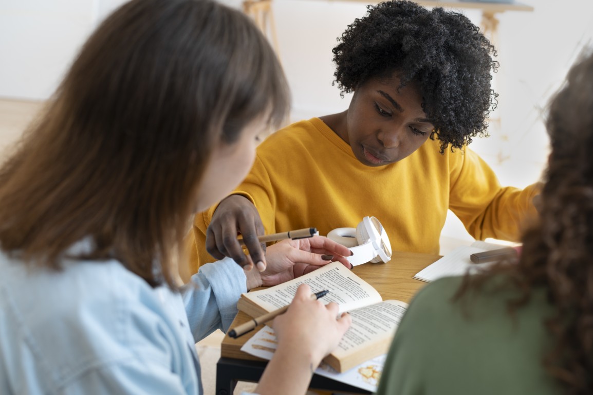 Female Colleagues Doing Team Work Project